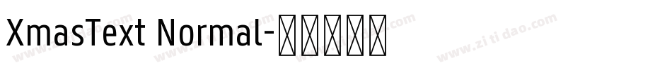 XmasText Normal字体转换